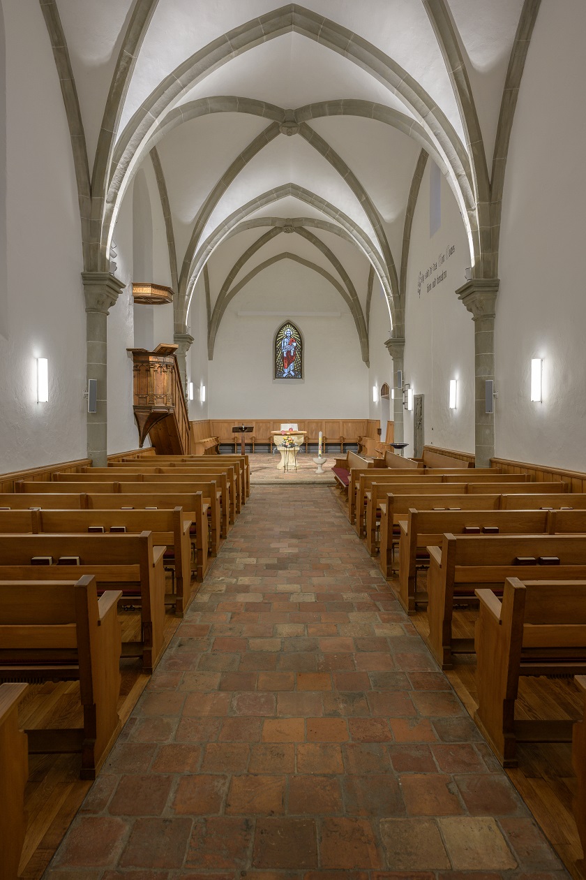 Kirche Gottstatt – Eingang